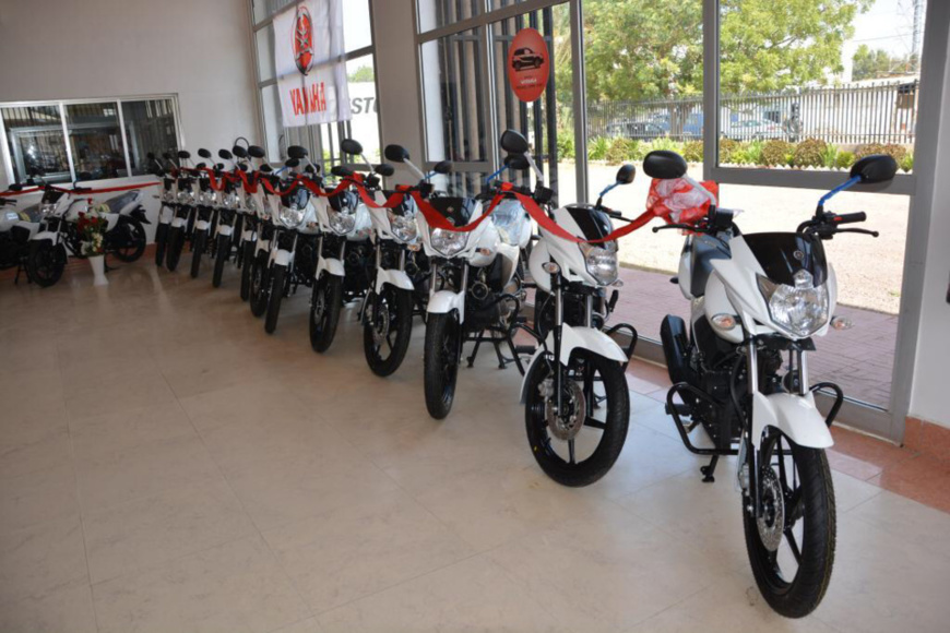La France offre 20 motos à la police pour renforcer la sécurité de N’Djamena La France offre 20 motos à la police pour renforcer la sécurité de N’Djamena