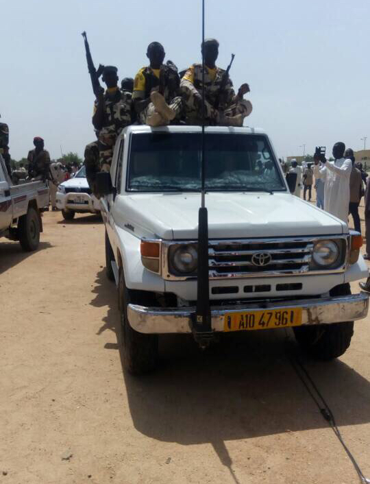 Un véhicule de l'armée tchadienne. © Alwihda Info