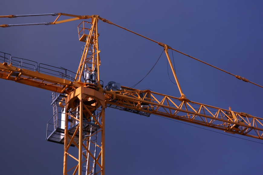 Une grue de construction. © DR Une grue de construction. © DR