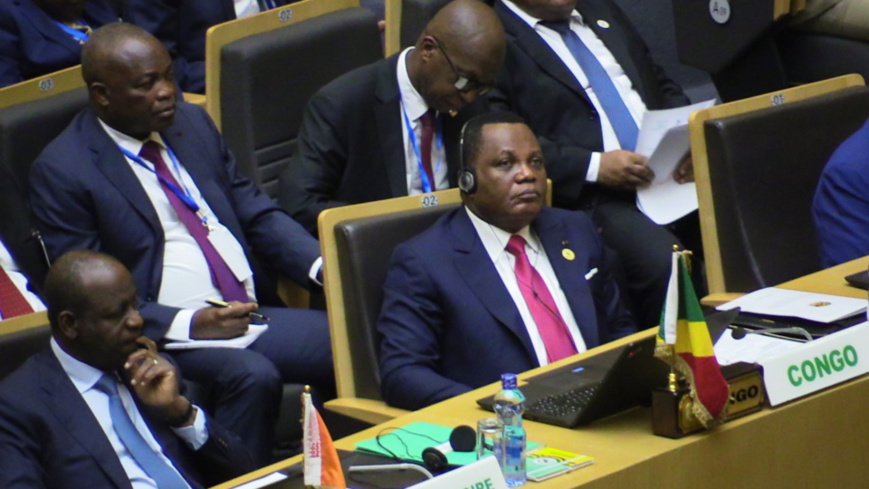 Le délégation congolaise à la 11ème session extraordinaire de l'UA. © Le délégation congolaise à la 11ème session extraordinaire de l'UA. ©