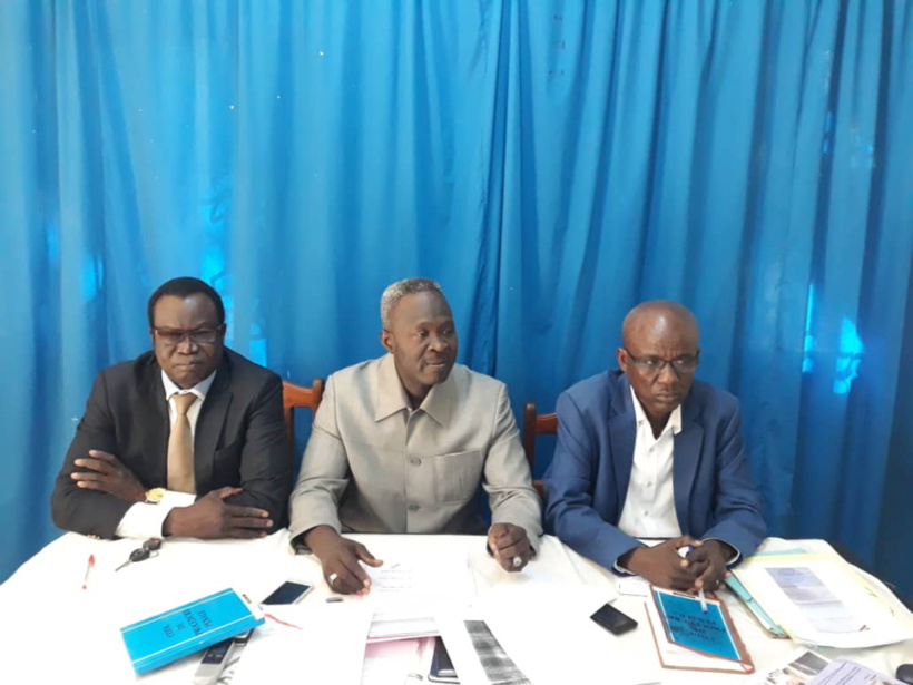 Le porte-parole du collectif des avocats du député Azzai Mahamat Hassan. © Alwihda Info