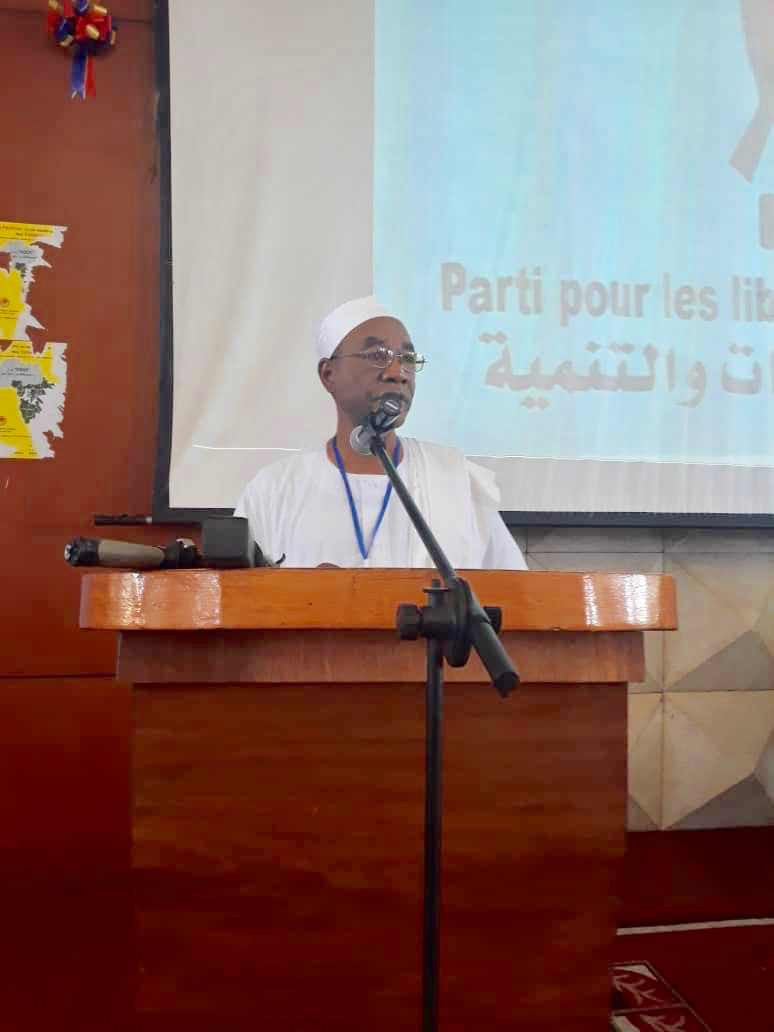 Le secrétaire général adjoint du PLD, Mahamat Ahmat Alhabo. © Alwihda Info Le secrétaire général adjoint du PLD, Mahamat Ahmat Alhabo. © Alwihda Info