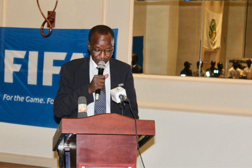 Le président de la fédération tchadienne de football, Mouctar Mamoud. © Alwihda Info Le président de la fédération tchadienne de football, Mouctar Mamoud. © Alwihda Info