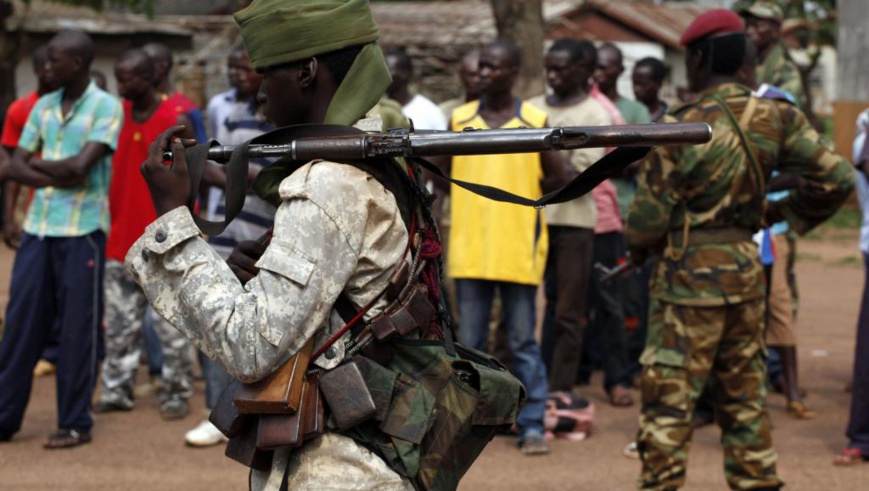 Soldat tchadien à Bangui, le 9 décembre 2013. © REUTERS/Emmanuel Braun