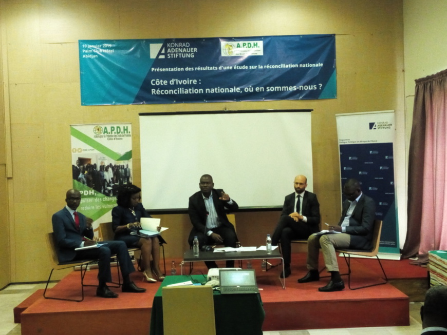 Evaluation du processus de réconciliation en Côte d'Ivoire : L’Apdh décèle « une insuffisance de volonté politique affirmée »  