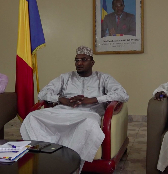 Le ministre de l'Administration du territoire, de la Sécurité publique et de la Gouvernance locale, Mahamat Abali Salah. © Alwihda Info Le ministre de l'Administration du territoire, de la Sécurité publique et de la Gouvernance locale, Mahamat Abali Salah. © Alwihda Info