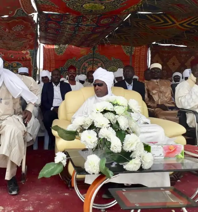 Le gouverneur de la province du Ouaddaï, Ramadan Erdebou. © Alwihda Info