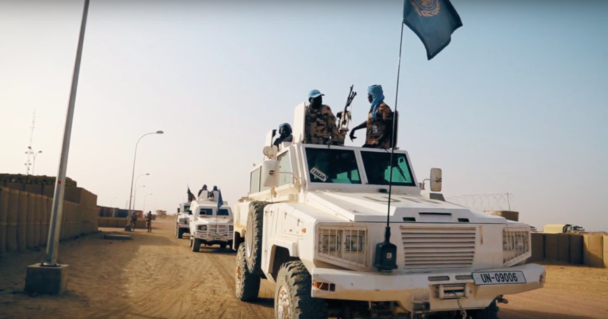 Les soldats tchadiens de la MINUSMA. © DR Les soldats tchadiens de la MINUSMA. © DR