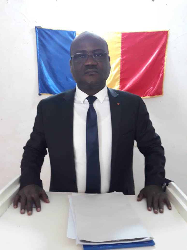 Le coordonnateur national de la coordination des associations de la société civile et de défense des droits de l’Homme (CASCIDHO), Mahamat Digadimbaye. © Alwihda Info