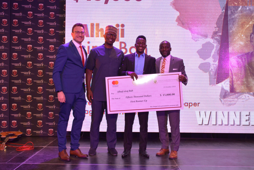 Alhaji siraj Bah, premier finaliste du prix Anzisha 2018 Alhaji siraj Bah, premier finaliste du prix Anzisha 2018