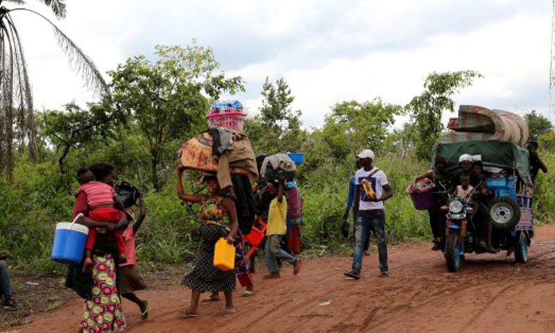 Les déplacés de Yumbi à Makotipoko.