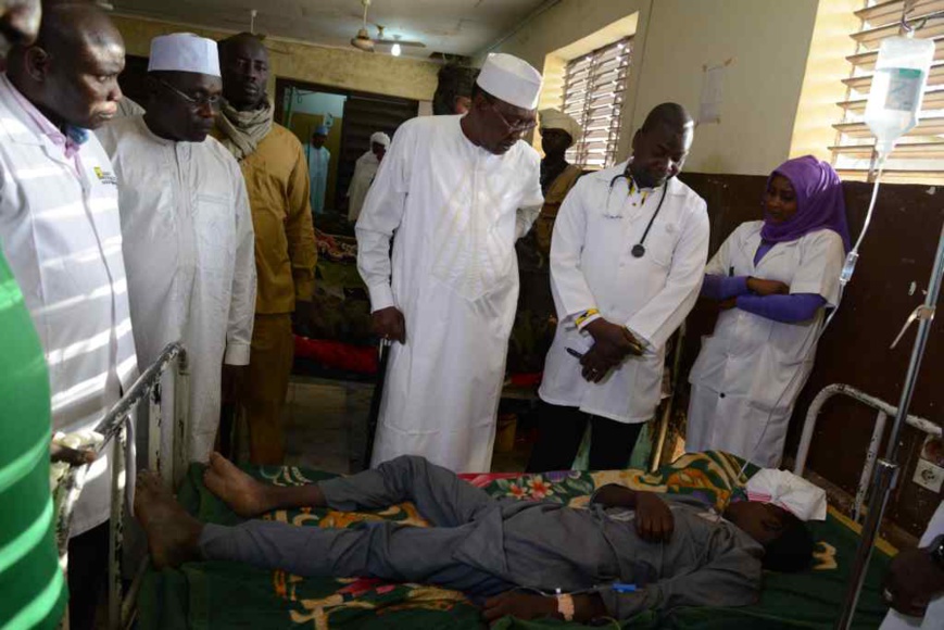 Visite du chef de l'Etat le 14 janvier dernier à l'hôpital provincial d'Abéché. Visite du chef de l'Etat le 14 janvier dernier à l'hôpital provincial d'Abéché.