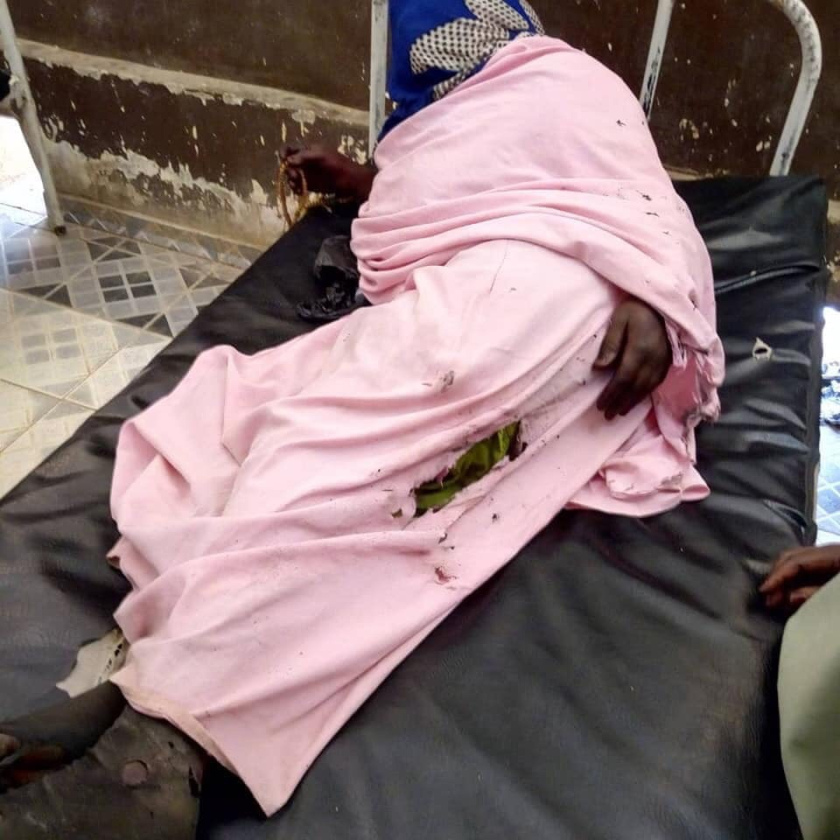Une victime des tirs lors d'une manifestation de protestation à Abéché. © DR Une victime des tirs lors d'une manifestation de protestation à Abéché. © DR
