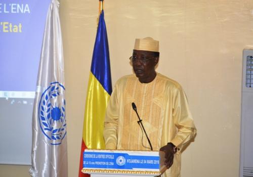 Le Chef de l’Etat Idriss Déby a lancé officiellement ce lundi 4 mars 2019, la rentrée de la 18ème promotion de l’ENA.