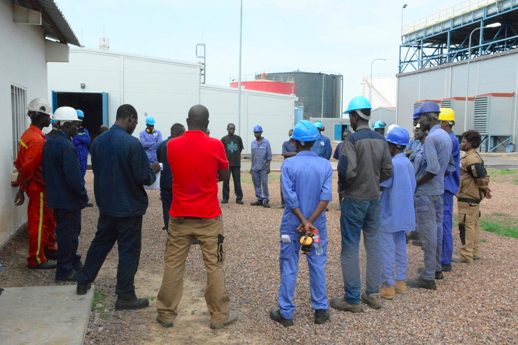 Des agents de la Société nationale d'électricité au Tchad. © SNE Des agents de la Société nationale d'électricité au Tchad. © SNE