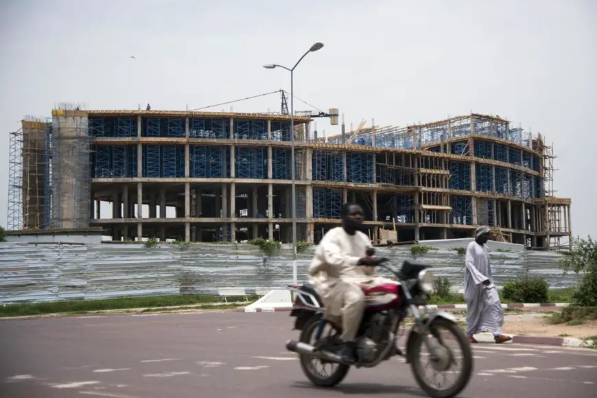La cité internationale des affaires de N’Djamena, en août 2017. © Xaume Olleros. Bloomberg