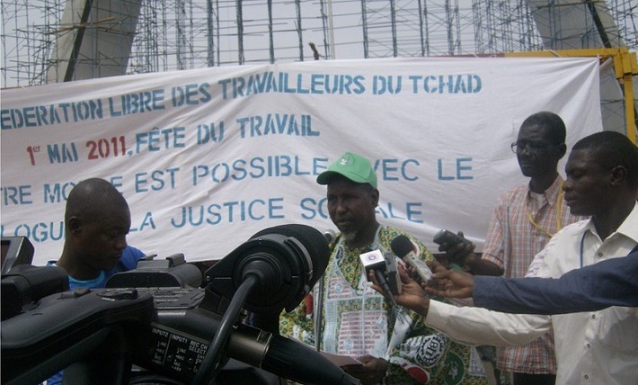 Le 1er Mai 2011, fête du travail, célébrée au Tchad à la place de la Nation. /Photo Alwihda.