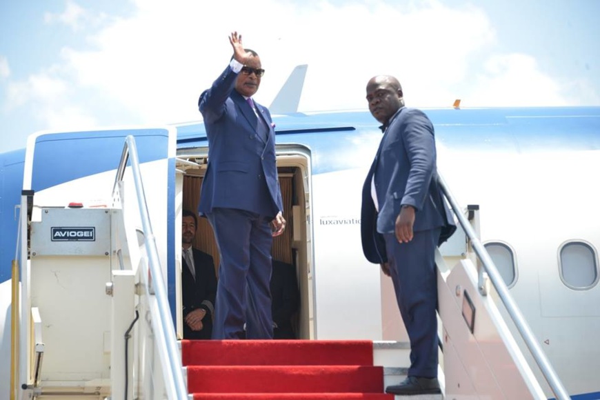 Départ de Denis Sassou N'Guesso pour le Sénégal.