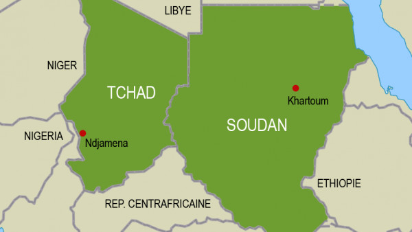 Frontière Tchad-Soudan. © DR Frontière Tchad-Soudan. © DR