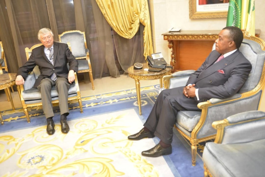 Denis Sassou N'Guesso et Guy Bultynck.