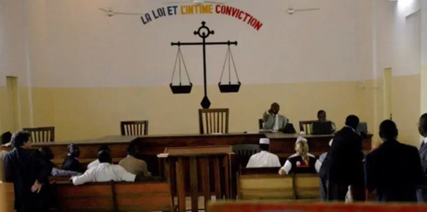 Une salle d'audience de la Cour de justice de N’Djamena, au Tchad, le 8 novembre 2007. © AFP