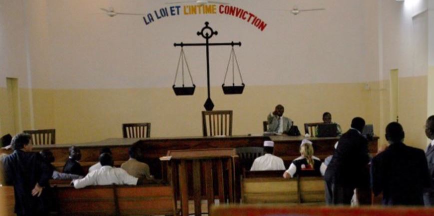 Une salle d'audience de la Cour de justice de N’Djamena, au Tchad, le 8 novembre 2007. © AFP