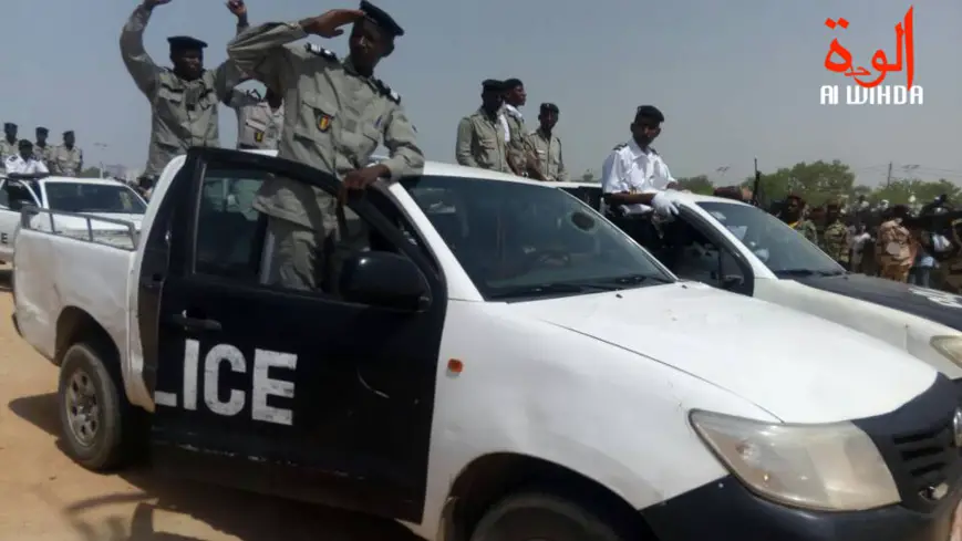 Un véhicule de police au Tchad. © Alwihda Info