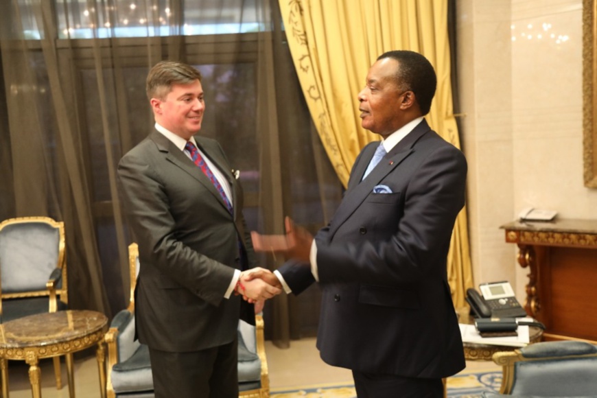 Denis Sassou N'Guesso et Christophe André Frassa.