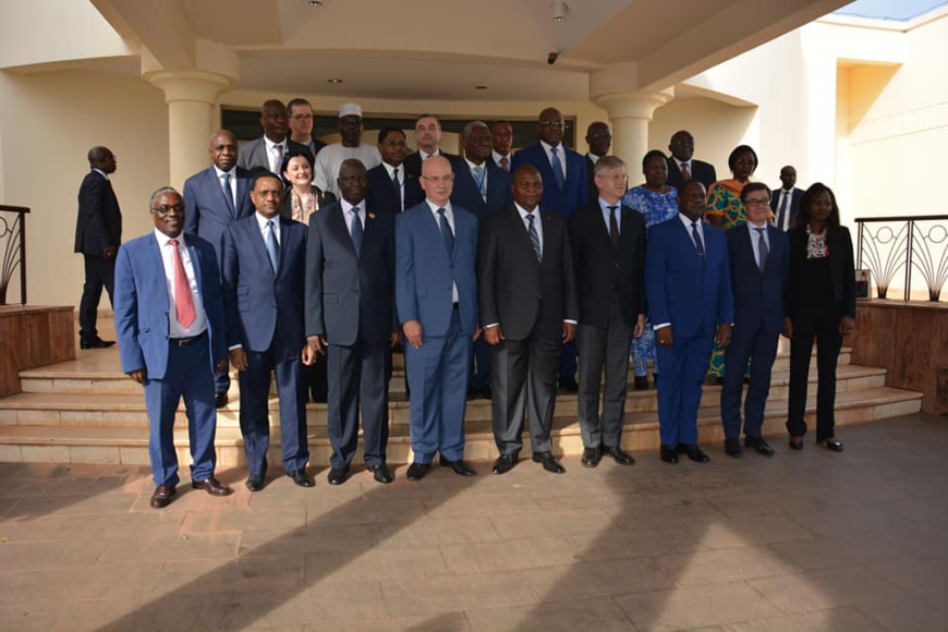 Réunion du Groupe International de Soutien à la RCA. © DR Réunion du Groupe International de Soutien à la RCA. © DR