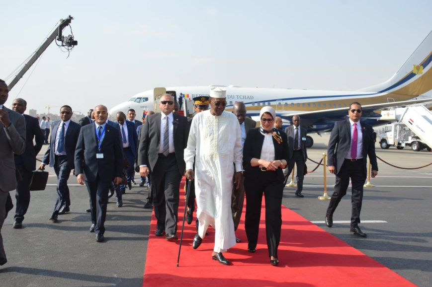 Crise soudanaise : Le président du Tchad est arrivé au Caire. © Pr Crise soudanaise : Le président du Tchad est arrivé au Caire. © Pr