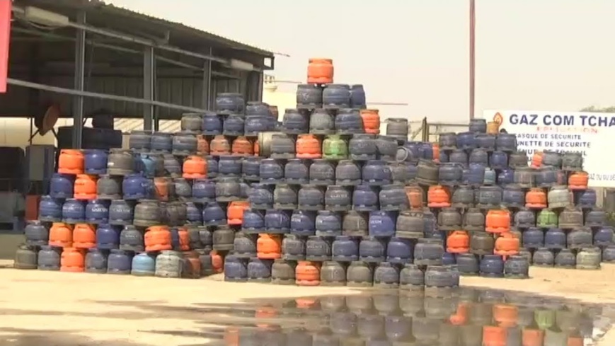 Des bouteilles de gaz au Tchad. © DR Des bouteilles de gaz au Tchad. © DR