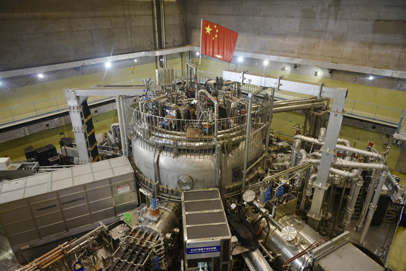 China’s “artificial sun” in Hefei, Anhui Province. (Photo by Ge Yinian from People’s Daily Online)