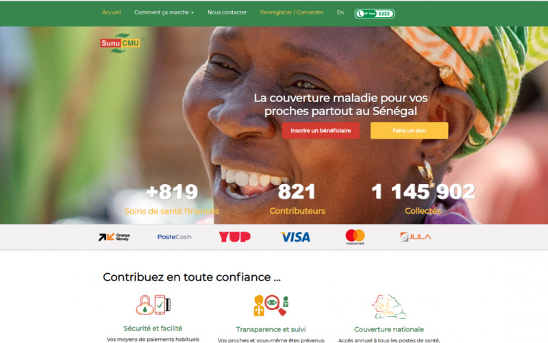 L’Agence de la Couverture Maladie Universelle du Sénégal lance une nouvelle plateforme numérique L’Agence de la Couverture Maladie Universelle du Sénégal lance une nouvelle plateforme numérique