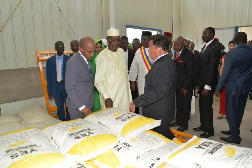 Le Tchad inaugure une usine de fabrication de farine