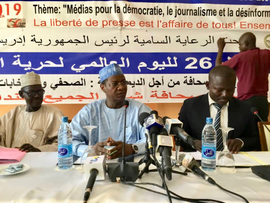 Tchad : les journalistes mobilisés pour la journée de la liberté de la presse. © Alwihda Info Tchad : les journalistes mobilisés pour la journée de la liberté de la presse. © Alwihda Info