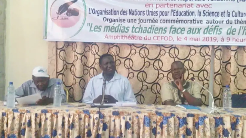 Le réseau des journalistes-reporters tchadiens a célébré ce samedi 4 mai au CEFOD, la 26ème édition de la Journée mondiale de la liberté de la presse. © Alwihda Info