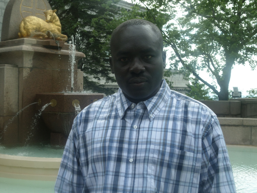 Le secrétaire général national par intérim du CDF, Noubatessem Jonathan Boguyanan. Le secrétaire général national par intérim du CDF, Noubatessem Jonathan Boguyanan.