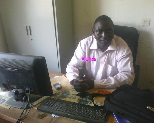 le secrétaire général de l'UNET, Mr. Hoytimadji Patrick le secrétaire général de l'UNET, Mr. Hoytimadji Patrick