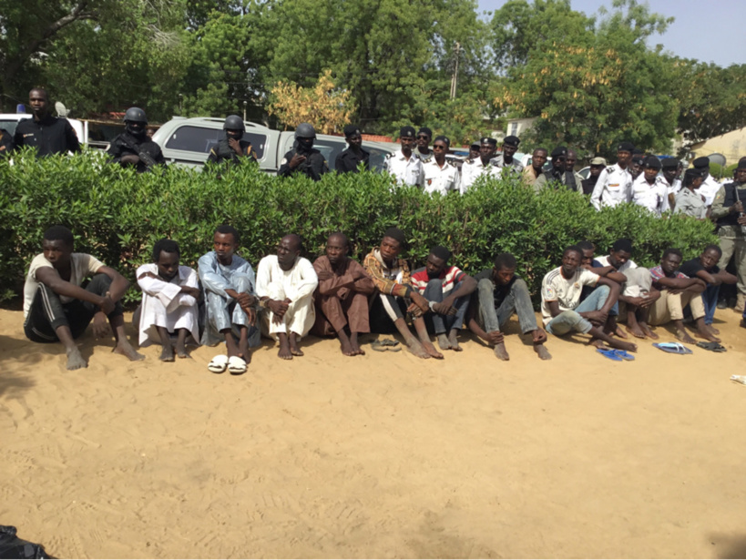 Tchad : 19 présumes malfrats arrêtés par la police. © Alwihda Info Tchad : 19 présumes malfrats arrêtés par la police. © Alwihda Info