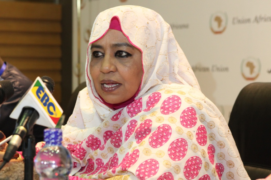 Commissaire aux affaires sociales de l'Union africaine, Mme. Amira El Fadil. © DR