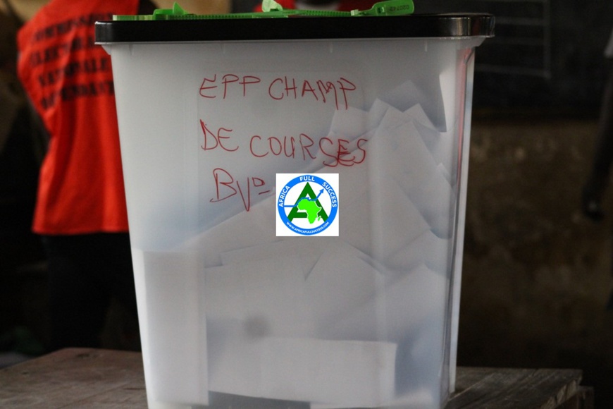 Une urne dans un bureau de vote au Togo. © DR Une urne dans un bureau de vote au Togo. © DR