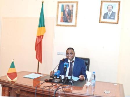 Valentin Ollessongo, ambassadeur du Congo Brazzaville au Cameroun.