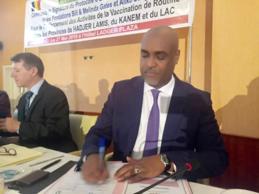 Tchad : signature d'une convention de 4,5 milliards FCFA pour renforcer la vaccination