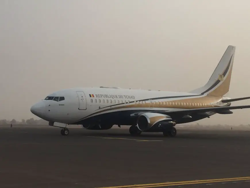 L'avion présidentiel tchadien. © DR