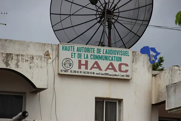 Le siège de la HAAC au Togo. © DR
