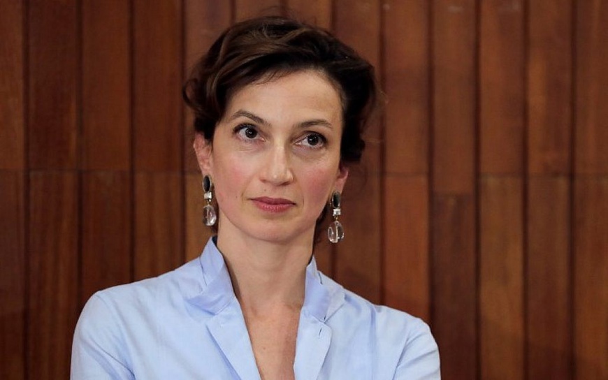 La Directrice générale de l’UNESCO, Audrey Azoulay. © Crédit : AFP / Thomas Samson La Directrice générale de l’UNESCO, Audrey Azoulay. © Crédit : AFP / Thomas Samson
