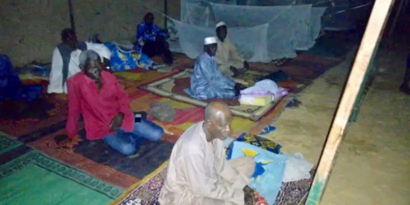Des victimes d'Hissein Habré à N'Djamena. © Alwihda Info