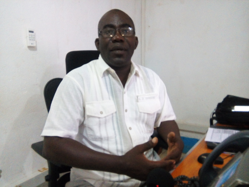 Le chef de bureau de l'UNHCR d'Obo, Roger-Pierre Panzé. ©A-J.M Le chef de bureau de l'UNHCR d'Obo, Roger-Pierre Panzé. ©A-J.M