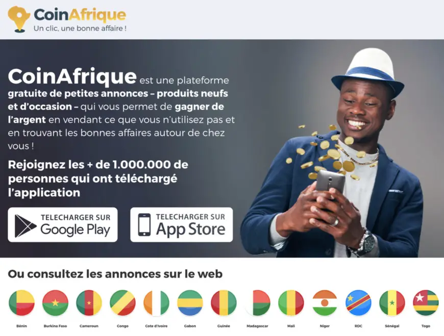 CoinAfrique passe la barre record de 1 millions de visites mensuelles