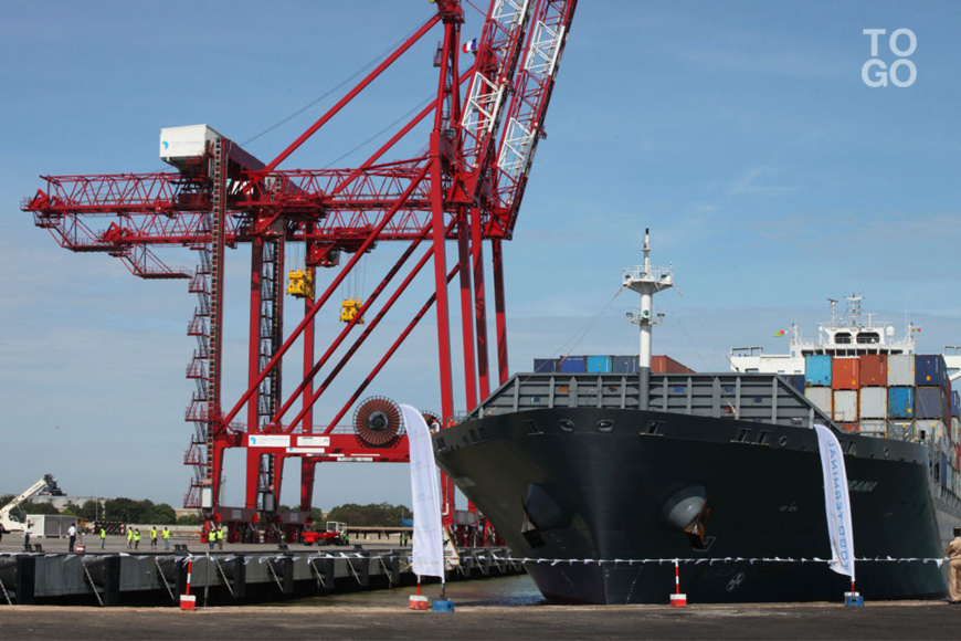 Le port de Lomé. © DR Le port de Lomé. © DR